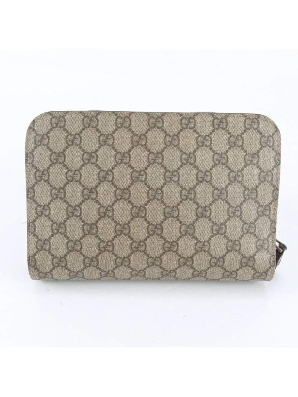 Gucci GG Supreme Leather Clutch Pouch Business